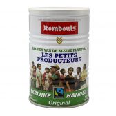 Rombouts Moulu coffee fair trade