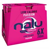 Nalu Fruity energizer passion limonade 6-pack