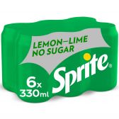 Sprite No sugare lemonade 6-pack