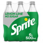 Sprite Suikervrije limonade klein 6-pack