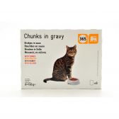 Delhaize 365 Chunks in sauce cat food