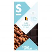 Sweet-Switch Pure chocolade met amandel en zout verlaagd suiker