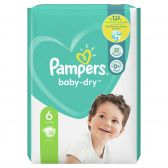 Pampers Baby dry maat 6 luiers (vanaf 13 kg tot 18 kg)