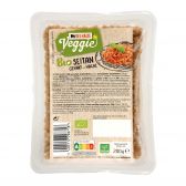 Delhaize Organic shopped seitan (at your own risk, no refunds applicable)