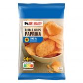 Delhaize Paprika ribbled crisps