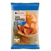 Delhaize Paprika crisps large