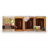 Delhaize Biologische petit beurre melkchocolade fair trade