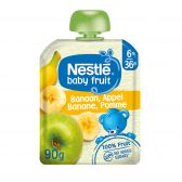 Nestle Naturnes banana and apple squeeze fruit (from 6 months)