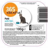 Delhaize 365 Fish pate cat food