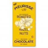 Meurisse Organic ecological milk chocolate roasted hazelnuts fair trade