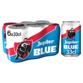 Jupiler Blond pils bier blauw