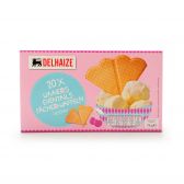 Delhaize Dessert ijs waaiers koekjes