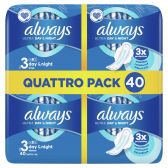 Always Ultra night sanitary pads large