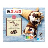 Delhaize Vanilla-coffee ice horns (only available within the EU)