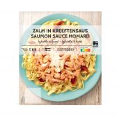 Delhaize Atlantische zalm met kreeftsaus (voor uw eigen risico, geen restitutie mogelijk)