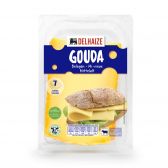 Delhaize Belegen Gouda kaas plakken