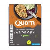 Quorn Vegetarian steak pepper (at your own risk, no refunds applicable)