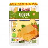 Delhaize Young Gouda cheese slices large