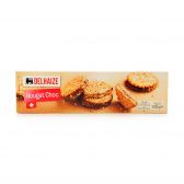 Delhaize Fine nougat chocolate cookies