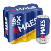 Maes Blond pils beer