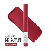 Maybelline Super stay ink crayon 50 own your empire lippotlood
