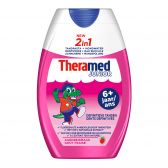 Theramed Junior 2 in 1 strawberry toothpaste for kids (from 6 years)