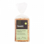 Smaakt Organic cheese and tomato crackers