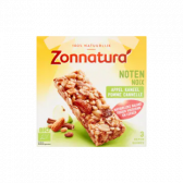 Zonnatura Nuts, apple and cinnamon bars