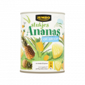 Jumbo Ananas stukjes op siroop groot