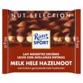 Ritter Sport Melkchocolade hele hazelnoot