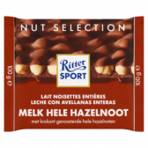 Ritter Sport Milk chocolate whole hazelnut tablet