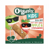 Organix Soft oat bars with apple and strawberries for kids