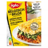 Iglo Aardappelgratin met gehakt en spinazie a la Belge (alleen beschikbaar binnen de EU)