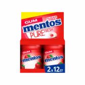 Mentos Puur frisse aardbeien kauwgom mini's