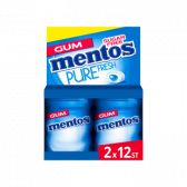 Mentos Puur fris frisse munt kauwgom 2-pack