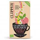 Clipper Organic ecological chamomile peach tea