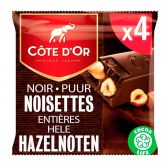 Cote d'Or Dark chocolate nuts tablets