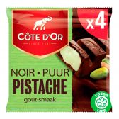 Cote d'Or Dark chocolate tablets stuffed with pistachio