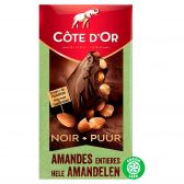 Cote d'Or Pure chocolade amandelen reep