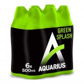Aquarius Green splash sport drink 6-pack