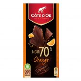 Cote d'Or Pure chocolade sinaasappel reep 70%