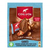 Cote d'Or Melkchocolade met gekarameliseerde amandelen reep