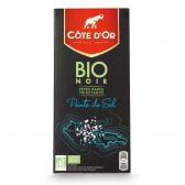 Cote d'Or Biologische pure chocolade fleur de sel reep