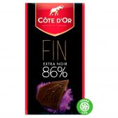 Cote d'Or Dark chocolate brut 86% cocoa tablet