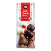 Delhaize Marti choc chocolade kerstklokjes fair trade