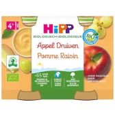 Hipp Biologische appelen 2-pack (vanaf 4 tot 6 maanden)