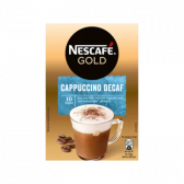 Nescafe Gold cappuccino decafe ongezoete oploskoffie