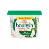 Boursin Soft and creamy garlic and fine herbs maxi pack