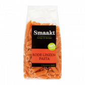 Smaakt Biologische rode linzenpasta