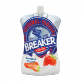 Melkunie Breaker aardbeien yoghurt (voor uw eigen risico)